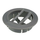 47mm Universal Round A/C Air Outlet Vent For RV Bus Gray Outline 100mm