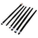 6 Pcs Cosmetics Set Eyeshadow Eyeliner Nose Smudge Brushes Tool Makeup Kits W6P5