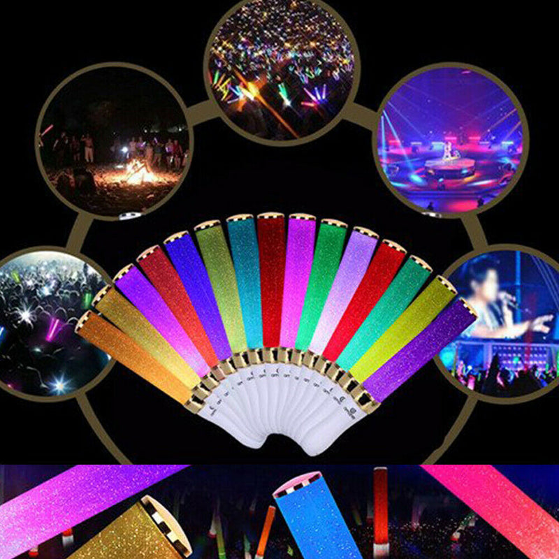 Change Vocal Concerts Party Wedding Light Stick Camping LED Glow Decor