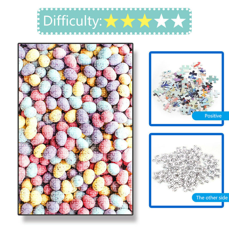 1000 Pieces Adults Kids Paper Jigsaw Puzzles Easter Egg Assembling Picture