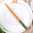 10 Pairs Chinese Chopsticks Wooden Bamboo Traditional Japanese Wood Chopsticks