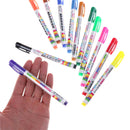 12 Colors Whiteboard Marker Non Toxic Dry Erase Mark Sign Fine Nib Supply S Ew