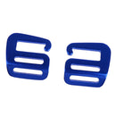 2pcs Hook Buckle Fastener for Fasten Backpack Webbing Belt Strap Blue