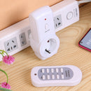 230V 10A Wireless Remote Control Power Outlet Light Switch Socket 1 EU Plug