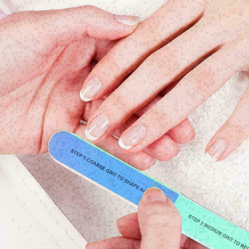 Professional Polishing Manicure File Nail Tool Colorful Tool Printing Nail S3Z1
