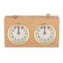Analog Chess Clock Timer Wind-Up Mechanical Chess Clock Wooden   for Board Games