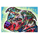 5D DIY Full Drill Diamond Painting Colorful Dog Cross Stitch Embroidery Kit