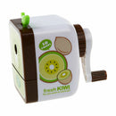 Kiwi Pattern Pencil Sharpener Hand Crank Manual Desktop School Stationery K