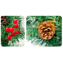 Christmas Artificial Garland Wreath 2.7M Hanging Ornament Rattan Green Xmas