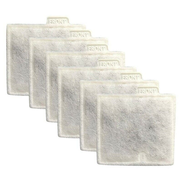 6 Aquarium Medium Charcoal Filter Cartridges,for Replacements Aqueon QuietF