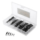 250Pcs Ball Bearing Stainless Steel Fishing Rolling Swivels Connector 2