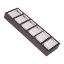 Deluxe Natural Wood Watch Box Bangle Jewelry Display Collection Tray Holder Case