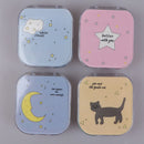 Lens Box Cartoon Cute Cat Portable Contact Storage Case Mirror Container HoSEAU