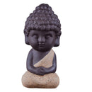 Chinese Tea Pet, Little Buddha Statue Monk, For Kung Fu Tea Tray Decor YLW