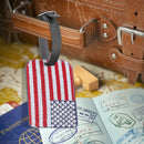 DIY Special Shaped Diamond Painting Star Stripe Flag Leather Boarding Pass