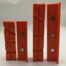 6 inch Magnetic Bench Vice Jaw Pad Multi-Groove Vise Holder Grips Heavy Dut G1K3