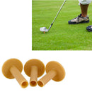 3pcs Durable Sport Driving Range T-shape Training Practice Mat Golf Tee Rubber