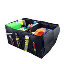Black Universal Foldable Car Organizer Trunk Box Portable Bag Storage Case Cargo