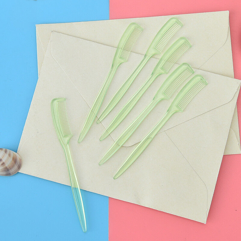 5pcs eye beauty plastic brush eyebrow comb eyebrow brush eyelash extens gxTOCA