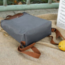 Backpack Casual Simple Small Backpack Zipper Folding Student Travel Bag