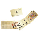 54 pcs waterproof pvc playing cards set golden box poker card magic tricks to3cG