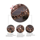 Retro Palace Baroque Queen Crown Glass Round Crown Hairband Full Circle Cro