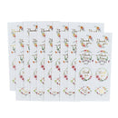 80pcs/10sheet Gift Sealing Stickers Thank you Design Diary Scrapbooking StiSEAU