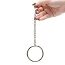 20cm Long Metal Wallet Chain Belt Rock Hipster Pant Jean Keychains Big RingPun3C