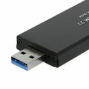 Black USB3.0 to SATA Based 2280 M.2 NGFF SATA SSD Portable Enclosure Storag