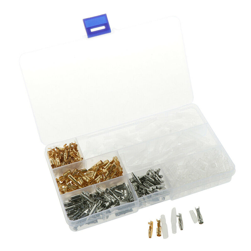 100 Set Premium 4mm Male and Female Bullet Terminals Wire Connector Cover