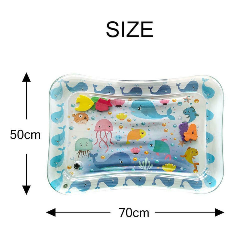 70CM Baby Kid Water Play Mat Inflatable Thicken PVC Infants Gym Playmat