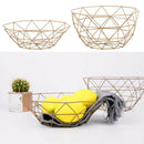 Fruit Plate Metal Fruit Bowl Basket andy Tray Holder Crafts Art Decor Gift L