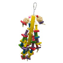 Colorful Parrot Macaw Cage Chew Hanging Toys Pet Bird Conure Swing Scratcher