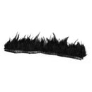 Approx. 33 Inches Handmade Rooster Feather Fringe Trim for Sewing Crafts K1K6