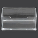 5X(New Clear Desktop Business Card Holder Display Stand Acrylic Plastic De L1S8)