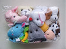 10Pcs Animal Finger Puppet Soft Plush Baby Educational Hand Cartoon Toys- MO