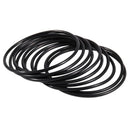 10 x Black 52 mm OD 2 mm Thickness Nitrile Rubber O-ring Oil Seal Seals F8B7
