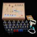24 Pieces Pull Out Vacuum Apparatus Anti Cellulite Acupuncture Massage Vacuum