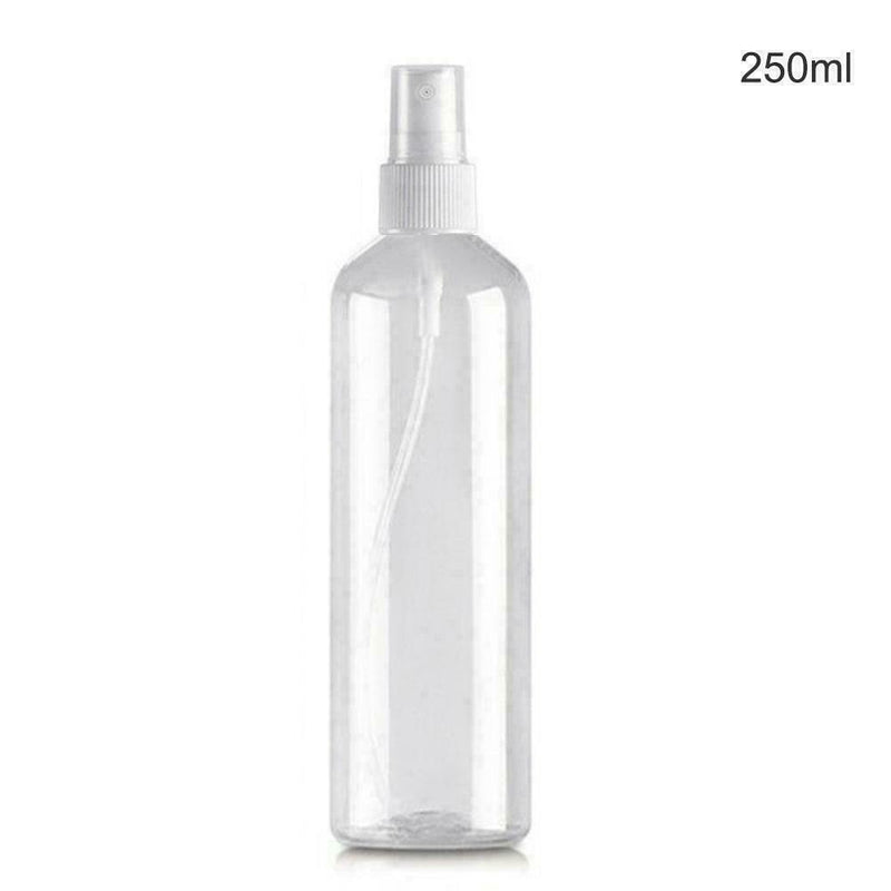 250ml Clear Plastic Perfume Empty Spray Bottle Travel Beauty Makeup U6O3