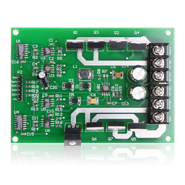 Dual Motor Driver Module Board H-bridge DC MOSFET IRF3205 3-36V 15A Peak30A A#S