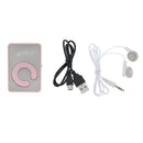 New 16GB Portable USB Hifi MP3 Support  TF Card Outdoor Sports Pink