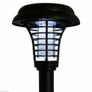 Solar Powered LED Light Pest Bug Zapper Insect Mosquito Lamp Garden Killer L8P0