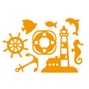 Ocean Rudder Design Metal Cutting Die For DIY Scrapbooking Album Paper Cards TO