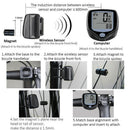 Waterproof Wireless Digital Bike Cycle LCD Display Computer Speedometer Odometer