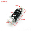 125MM 750LBs Rear Shock Absorber Shocker Suspension For 2 Stroke ATV Buggy
