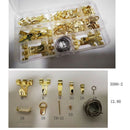 Picture Hangers,Painting Hanging Kit Picture Suspension Kit 200 Pieces Heav