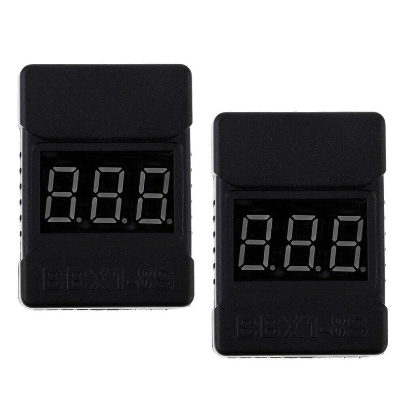 RC LiPo Battery Checker RC 1-8S Battery Tester Low Voltage Buzzer Alarm