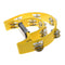 High Quality Double Half Moon Tambourine Instrument 32 Jingles Grip Handle