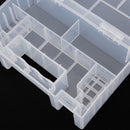 Portable hard plastic case storage box holder organiser for AA AAA C battery f3c