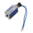DC 12V 400mA Push Pull Type Open Frame Solenoid Electromagnet 10mm 45N 9.9L